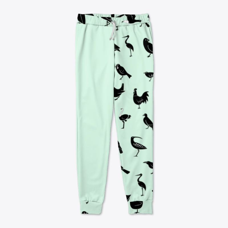 Overall Birds print design