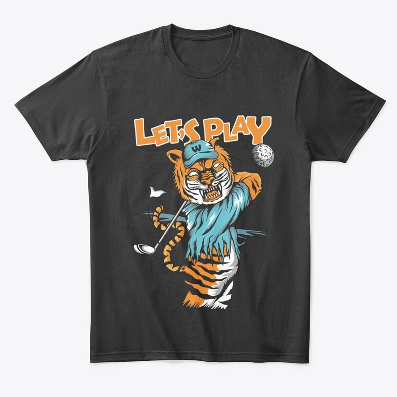 tiger play golf