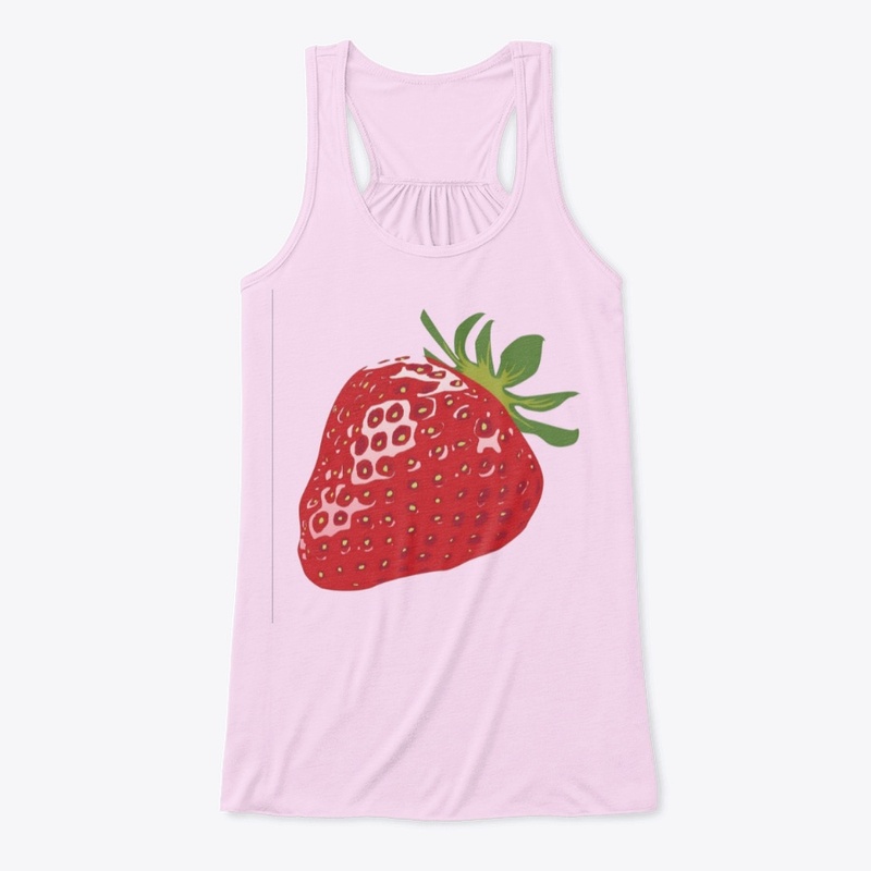 Women Stawberry Tank Top
