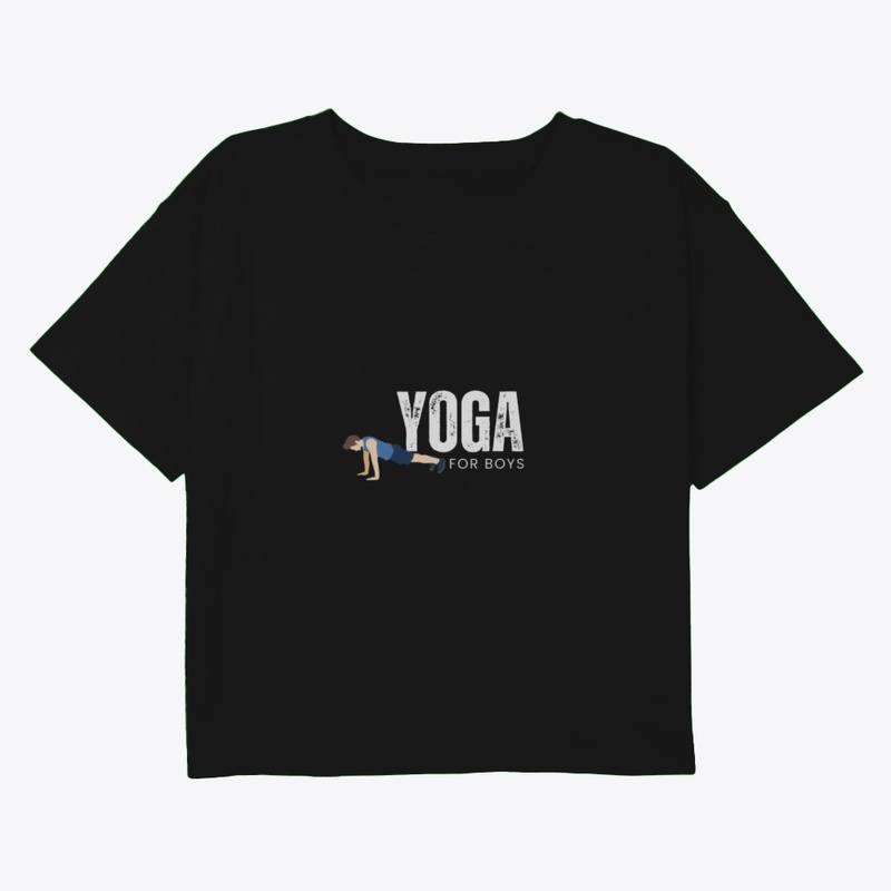 Yoga for boys creative design