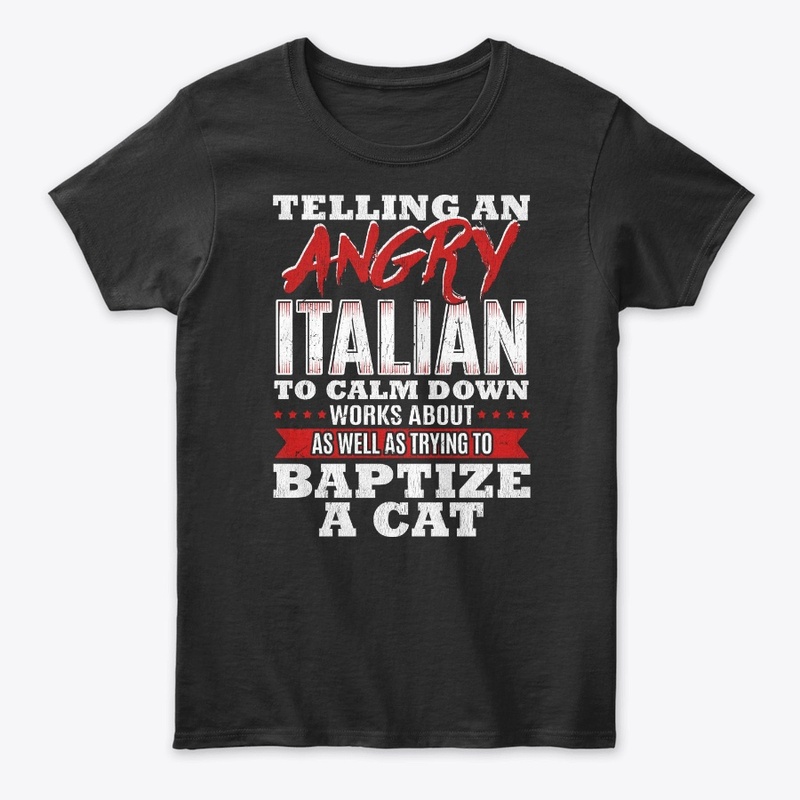 Italian Gift, Calm Down Like Baptize Cat
