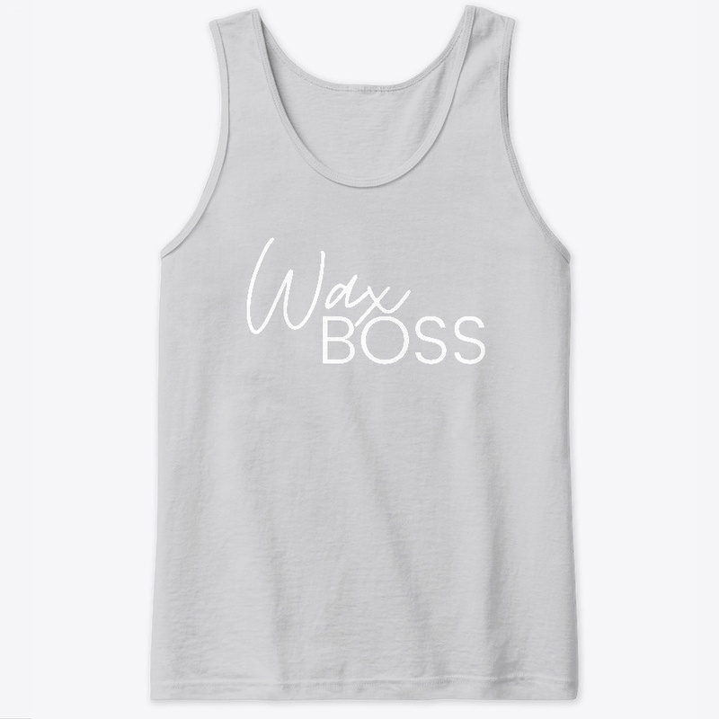 Wax Boss White Lettering