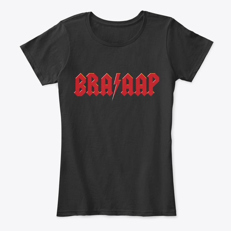 Braaap logo rock band style