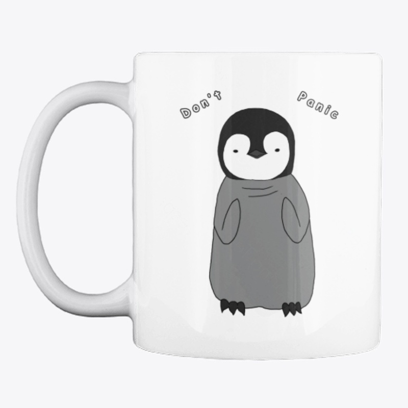 Don't Panic - Cute Baby Penguin Design