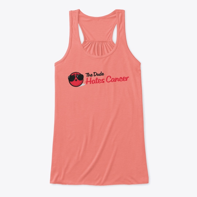 The Dude Hates Cancer Logo Tee