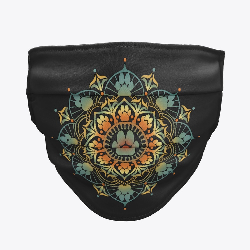 Dogmaste - Dog Pawprint Mandala