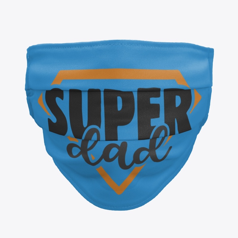 Men Super Dad Face Mask