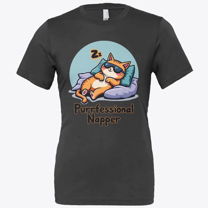 Purrfessional Napper- Funny Cat