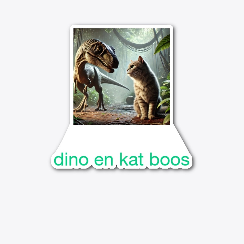 boze katje en dino