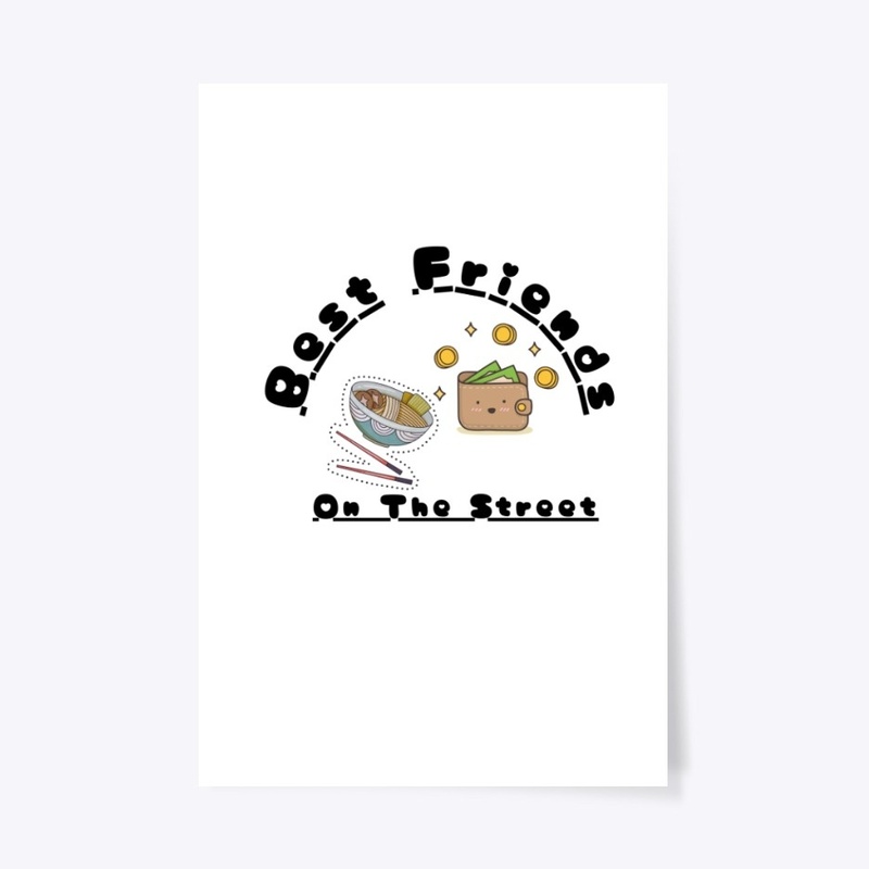 Best friends on the street
