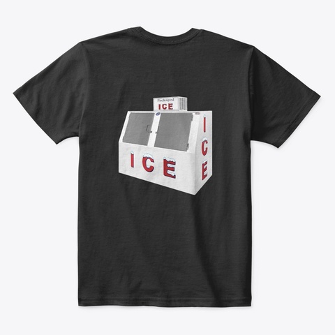 Youth Ice Shirt Black áo T-Shirt Back