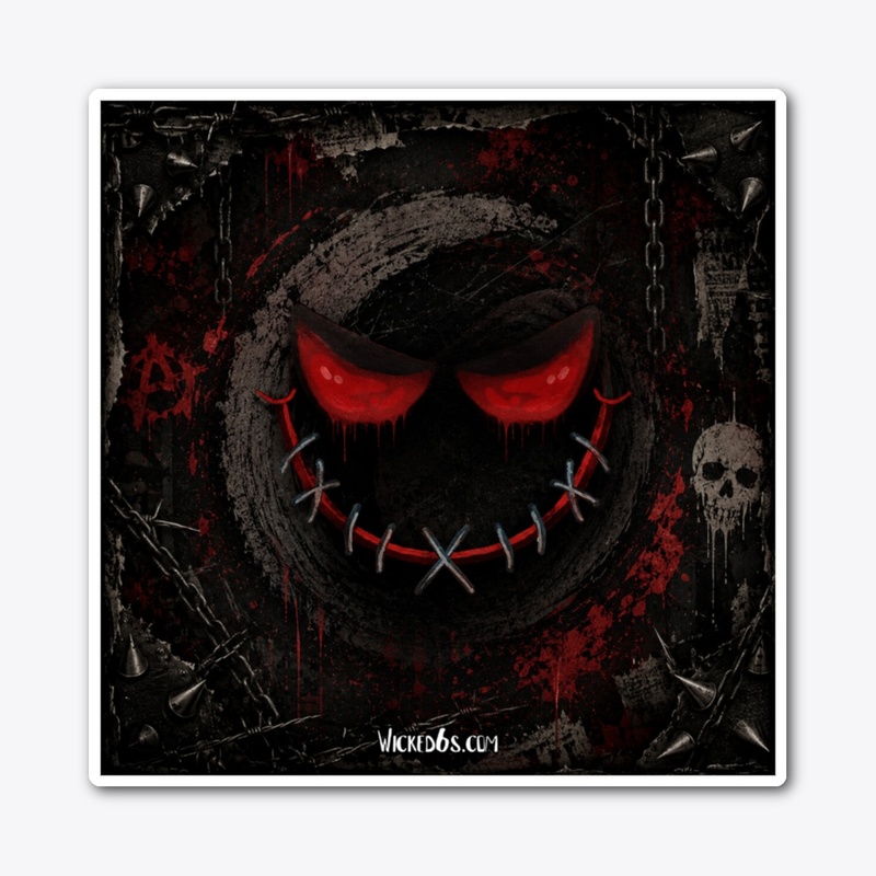 Stitch Mouth Smiley Art 