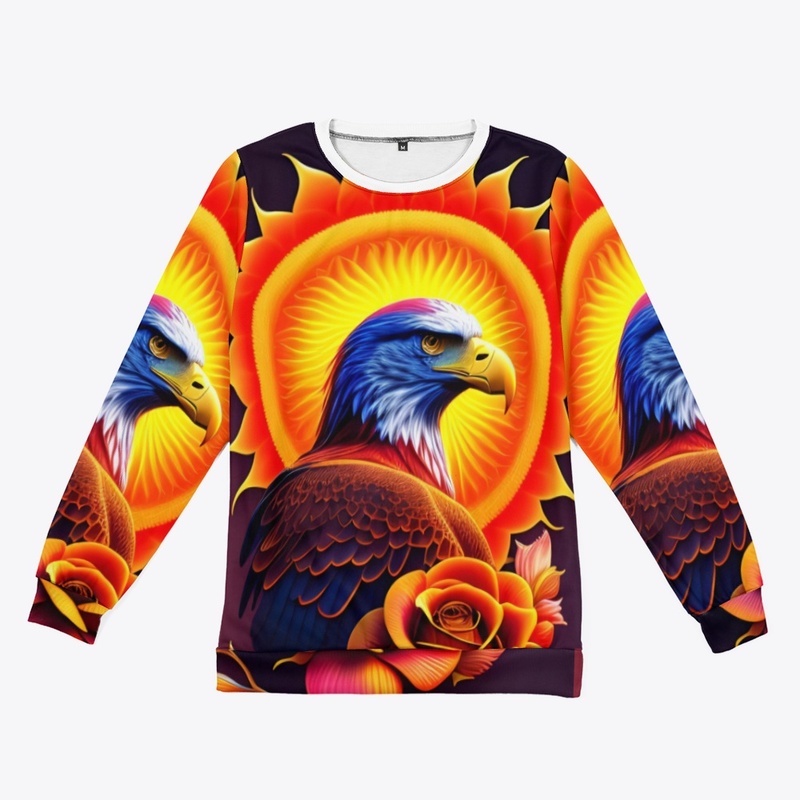 All-Over Print  Crewneck Sweatshirt