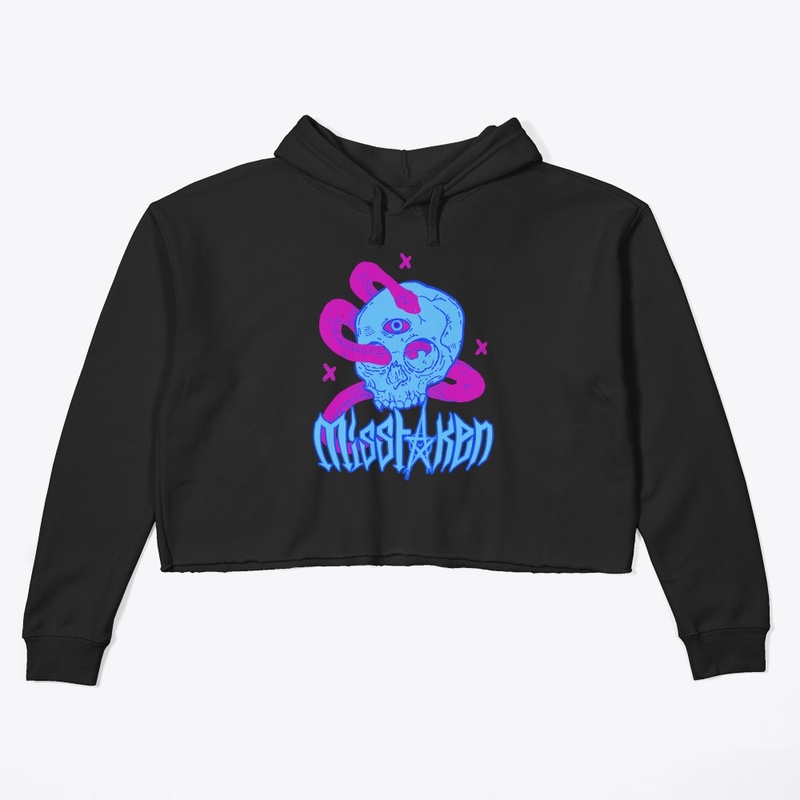 Misstaken Blue/Pink Snake &amp; Skull 