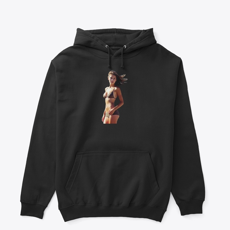Taupe Bikini Model Sticker