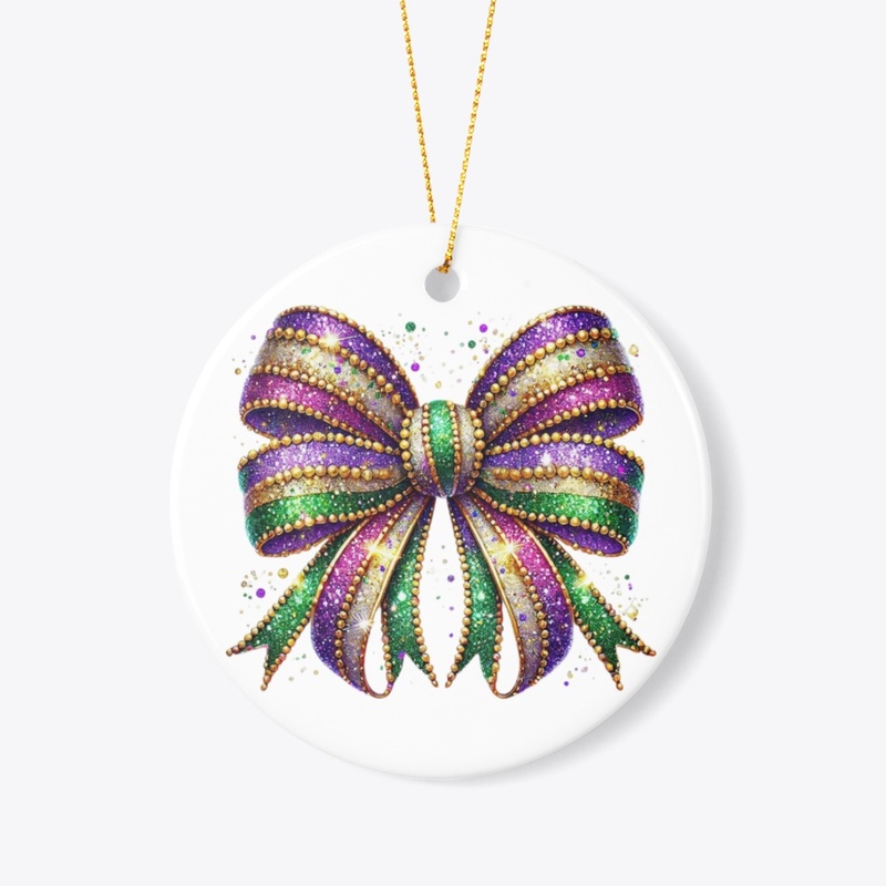Stylish Mardi Gras Bow Chic