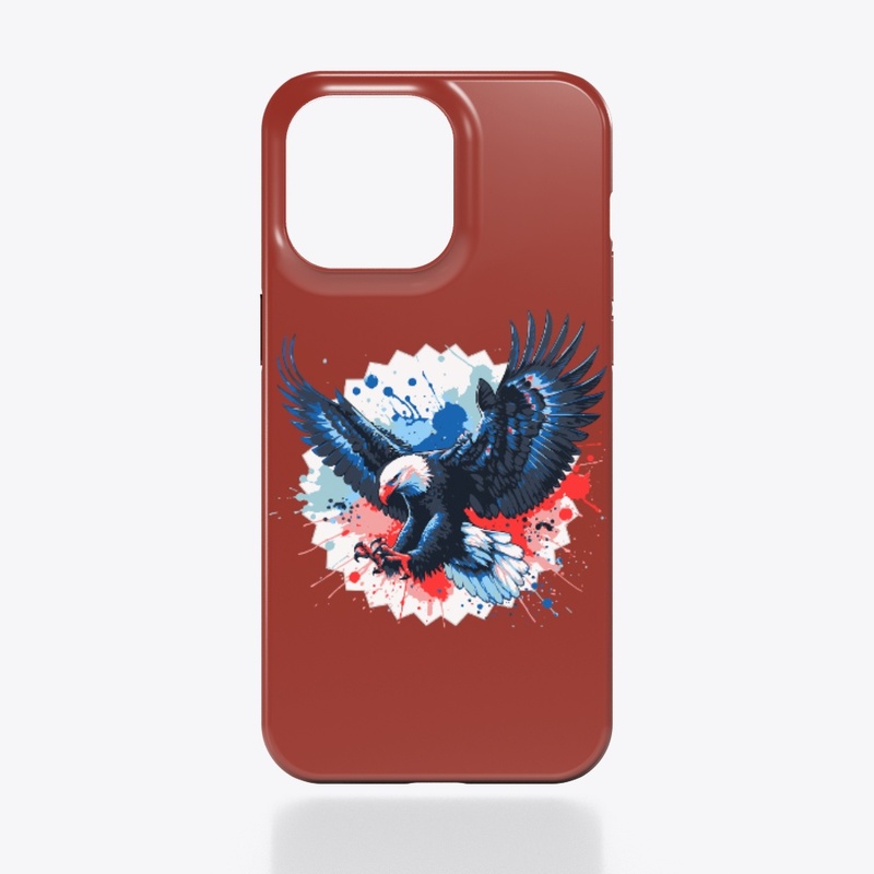 Fierce American Bald Eagle Patriotic 