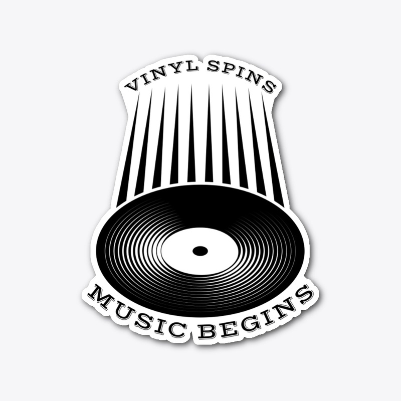 Vinyl Spins Music Begins