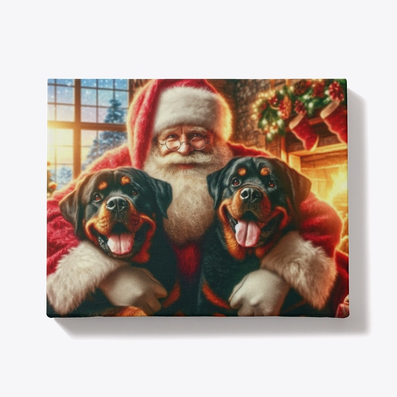 Rottweilers & Santa