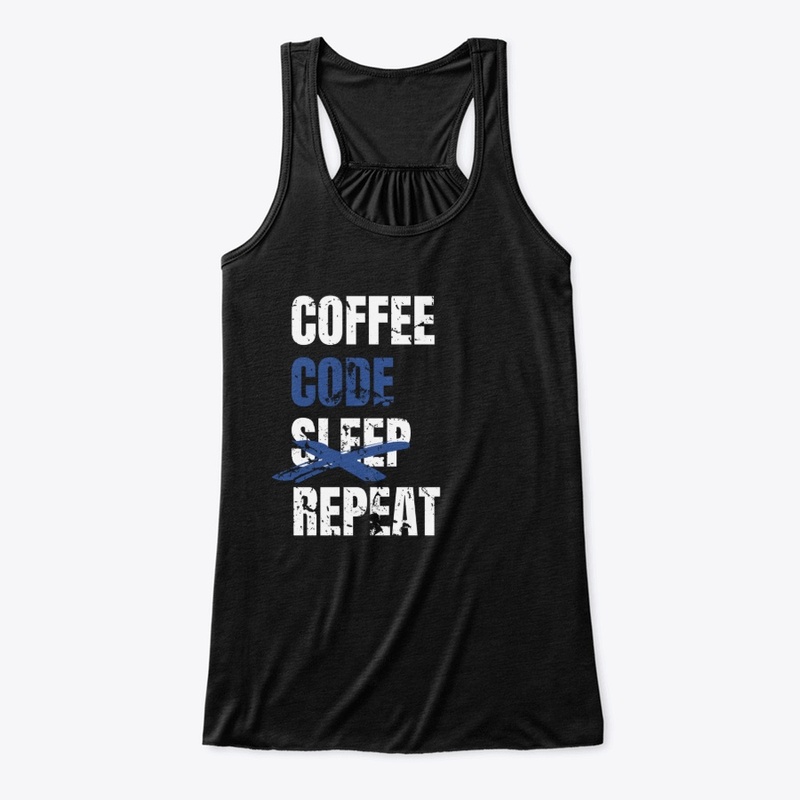 Coffee Code Sleep Repeat Design Gift
