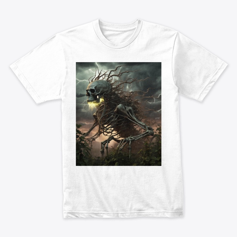 Haunting Skeletal Creature Storm