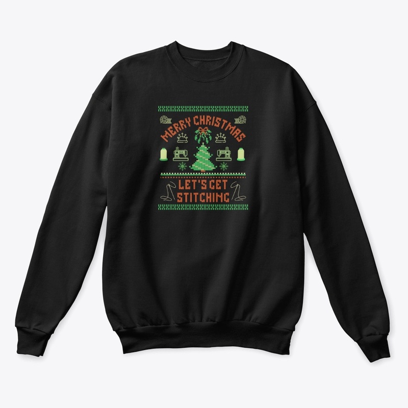 Merry Christmas Let's Get Stitching