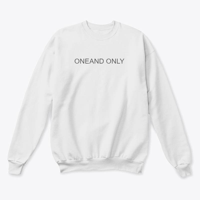 One and Only Sweat Shirt (white)