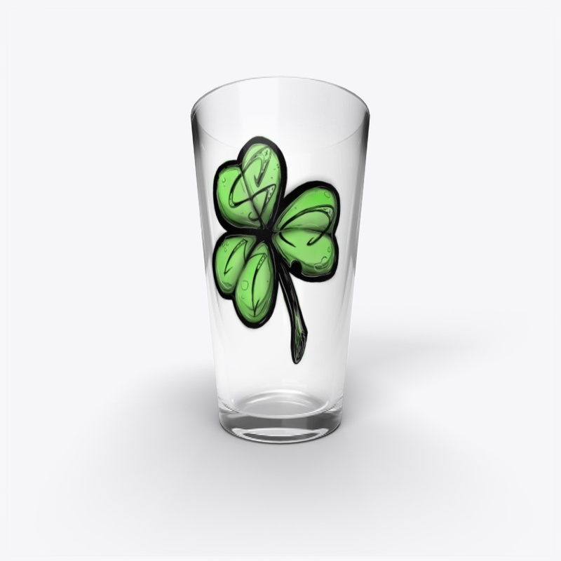 SCM Clover Pint Glass