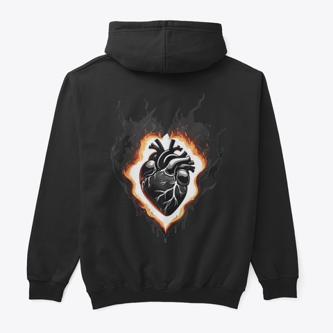 Healing Pulse Black T-Shirt Back