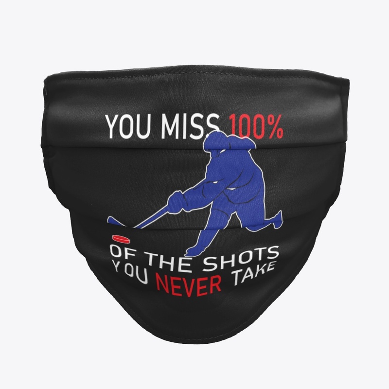 Ice Hockey Shots Cloth Face Mask