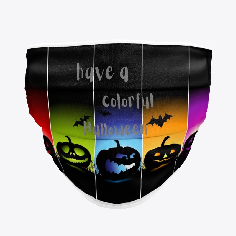 colorful Halloween mask 