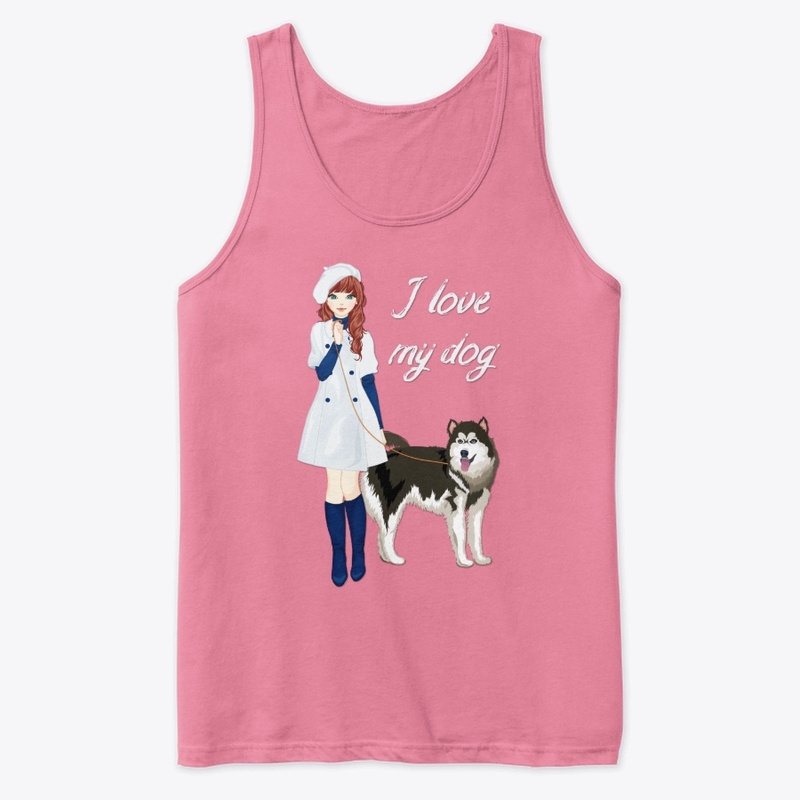 Girl And Dog