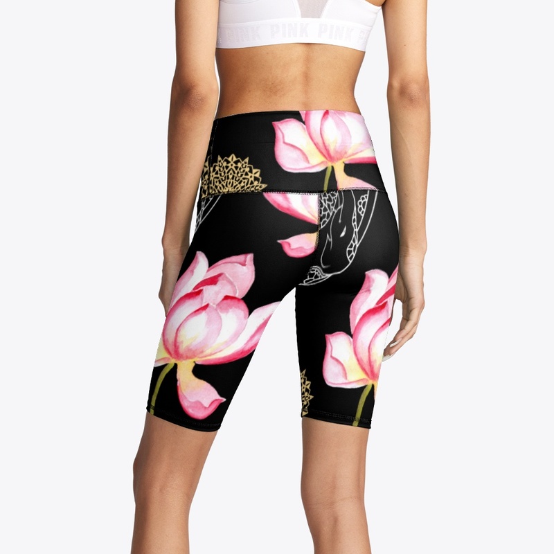 Peace♥ Mandala Art Floral Bike Shorts