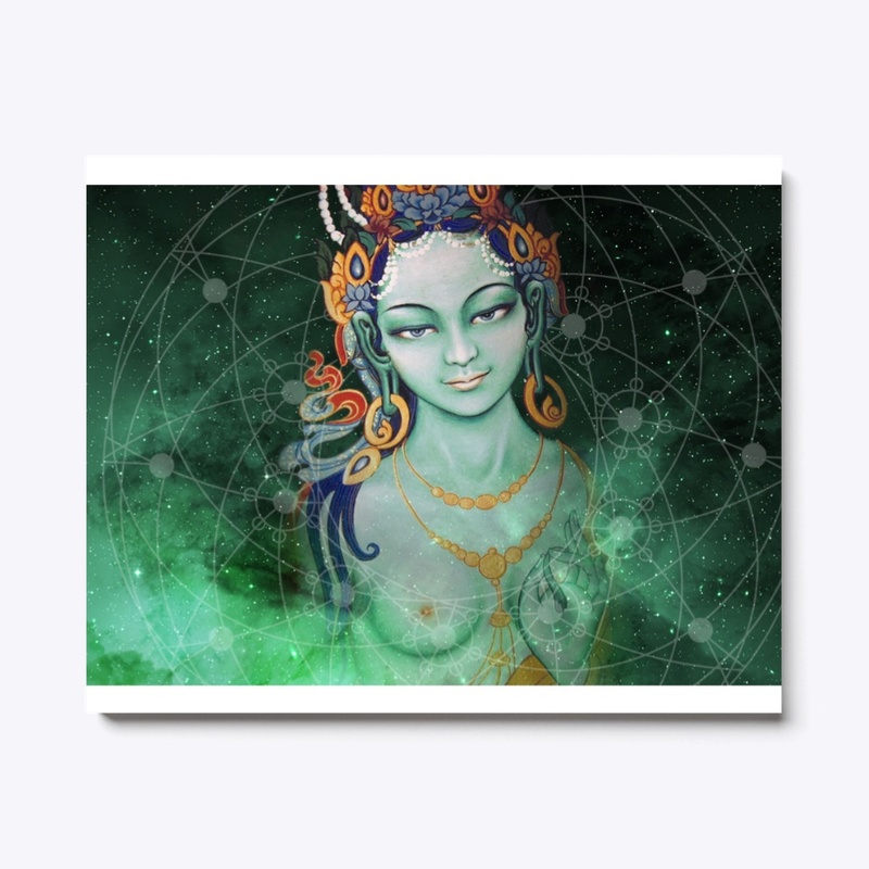 Green tara poster