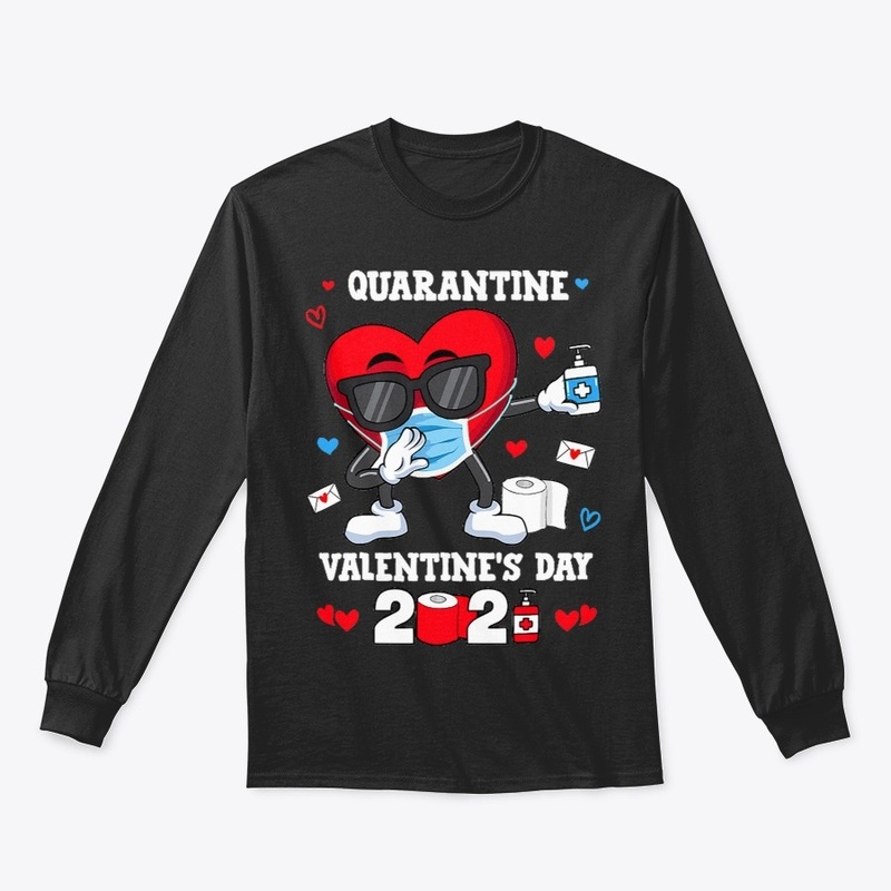 Dabbing Heart In Mask Happy Valentines