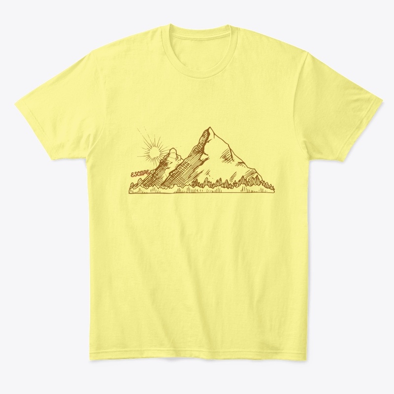 Simple minimal mountains design