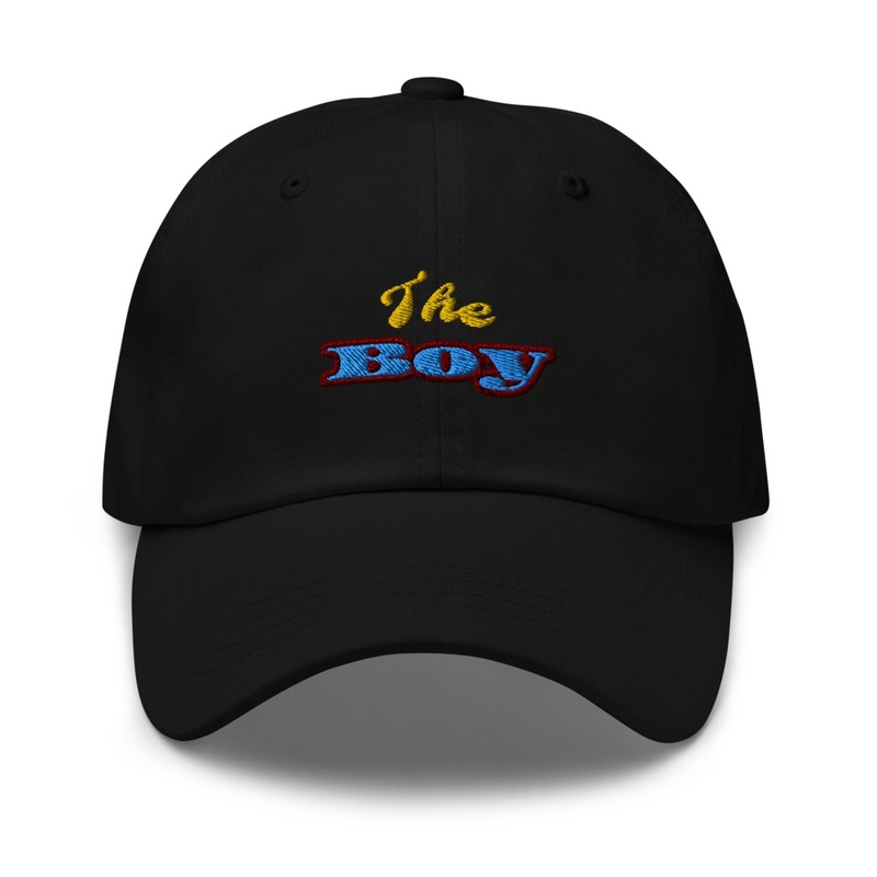 The boy is arriving in market. Best cap