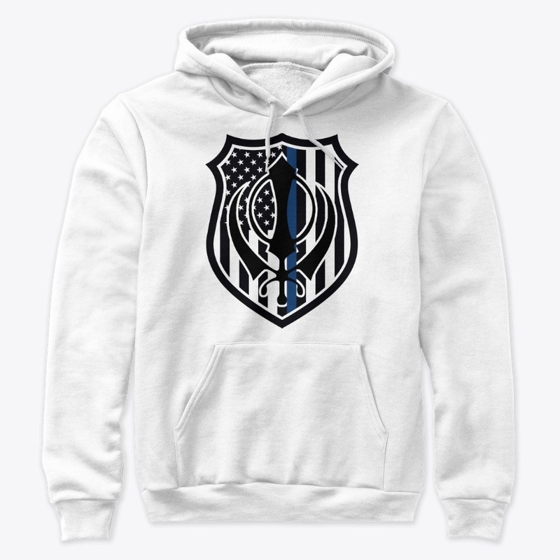 Thin Blue Line Sikh Khanda