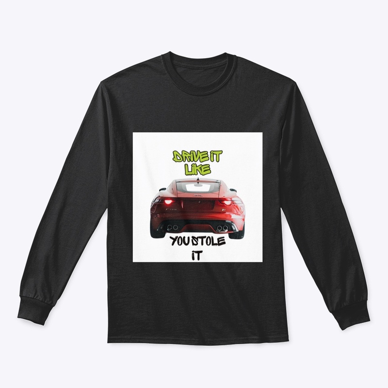 Red Car With A Quote