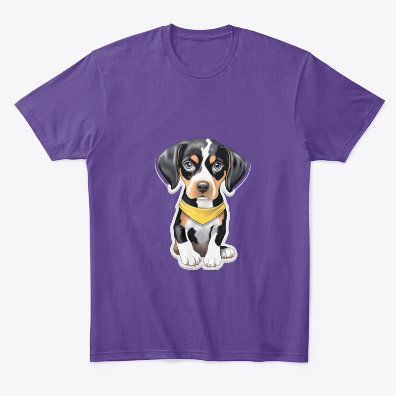 Puppy Charm Bandana Tee