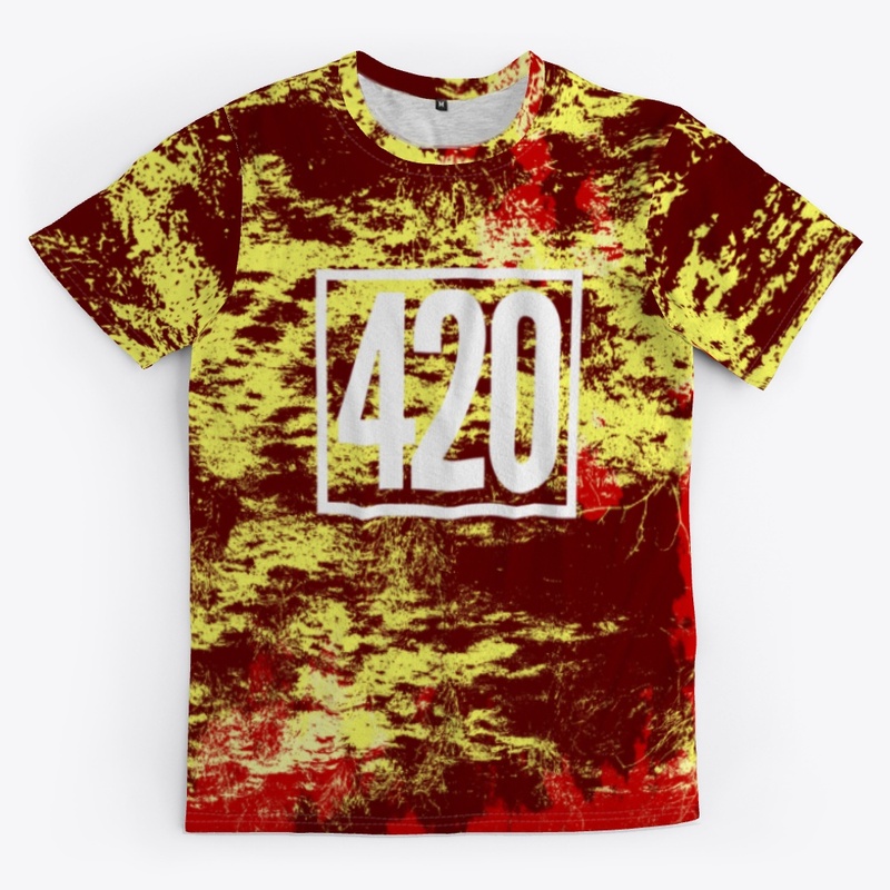 420 - Batik Tie-Dye Camouflage Art