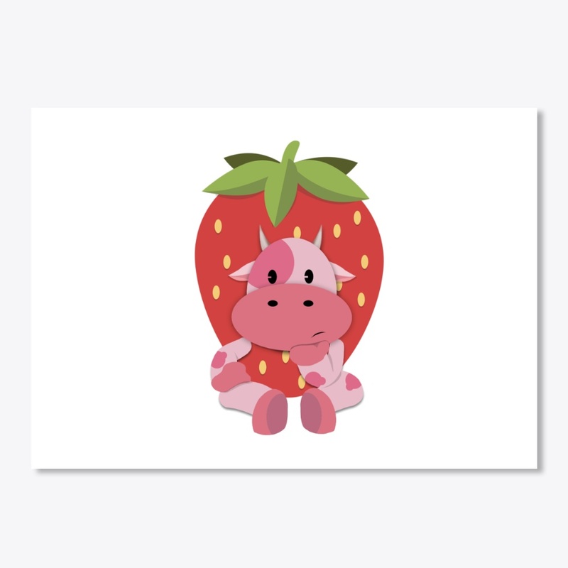 Strawberry cow