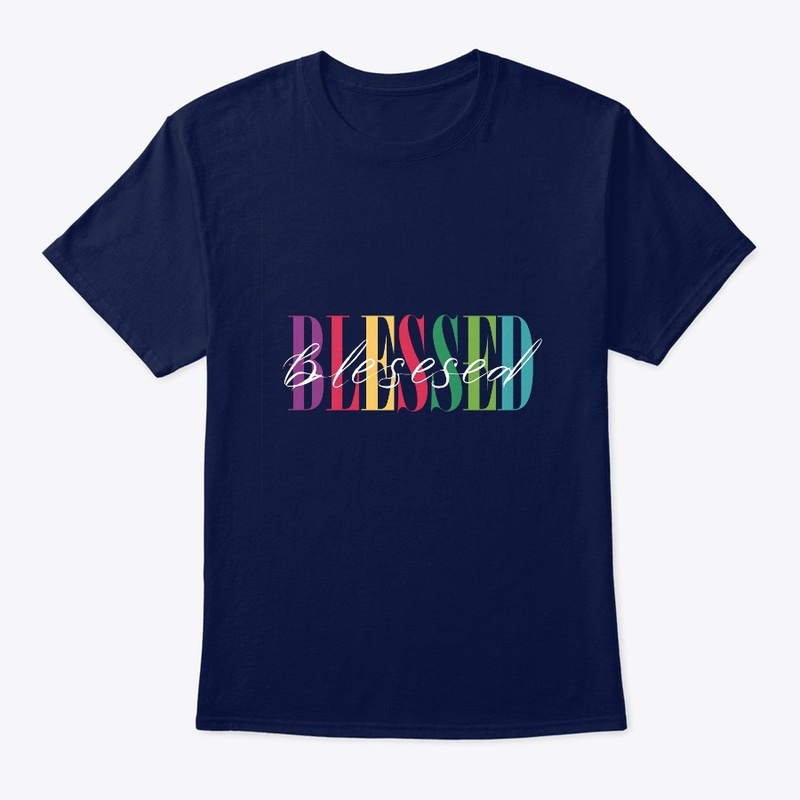 The "Blessed" t-shirt design 