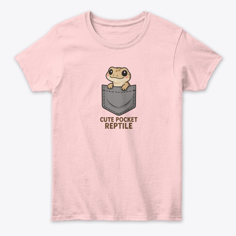 Pocket Snake – Minimal Reptile Fun Tee