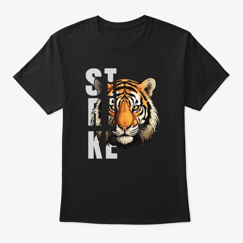 Tiger Face “STRIKE” T-shirt 🐅🔥