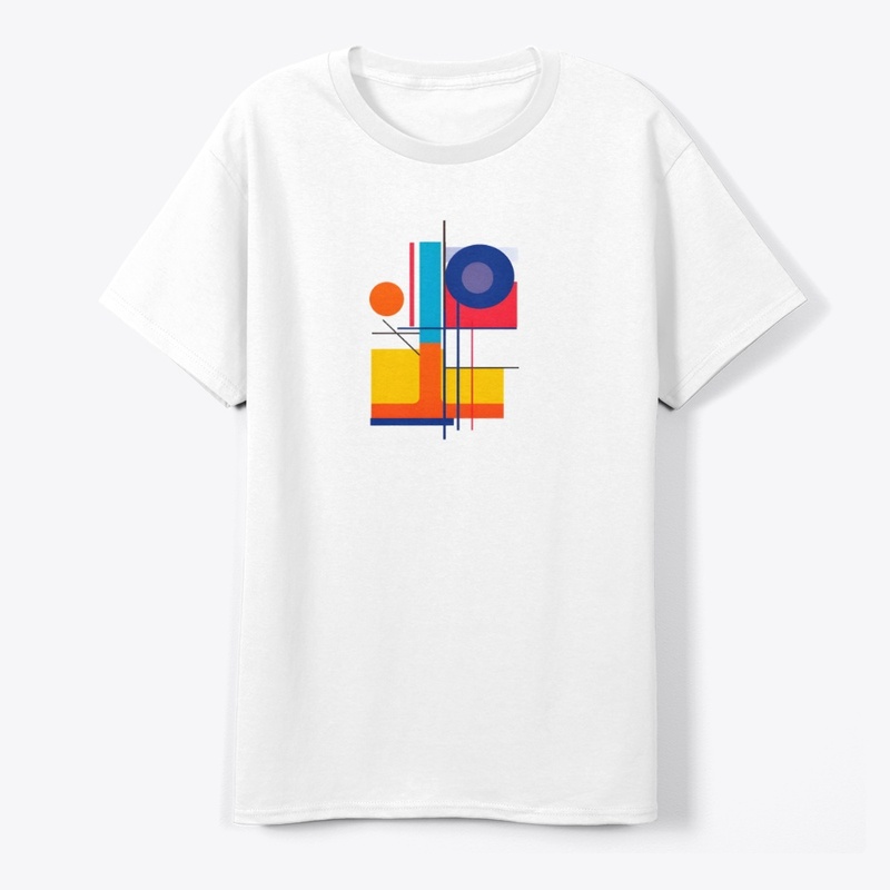Stylized art T-shirt design
