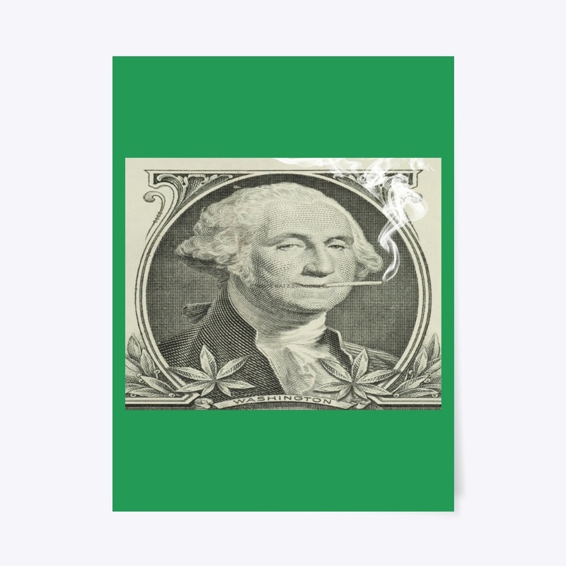George Washington Smoking a Joint
