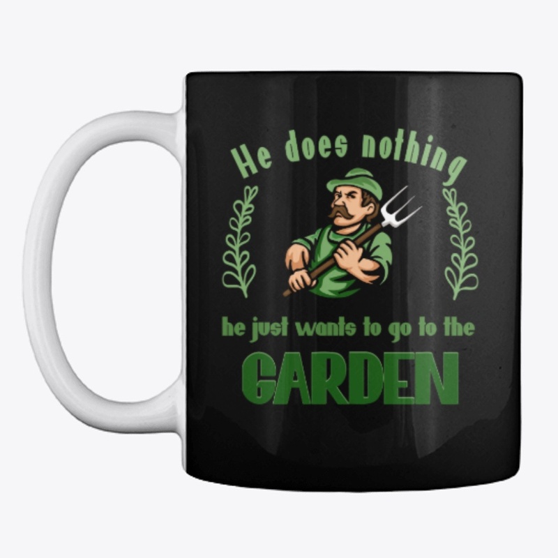Gardener just wants to go to the garden.