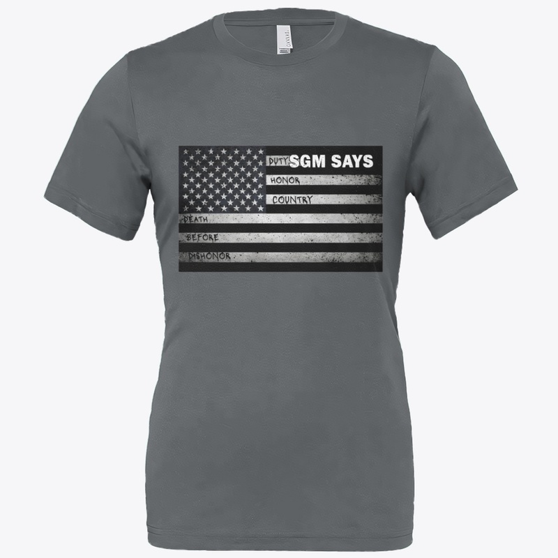 Duty Honor Country Flag - Bella Canvas 3001 | Classic Unisex Jersey T-Shirt - Bella Canvas 3001 | Classic Unisex Jersey T-Shirt