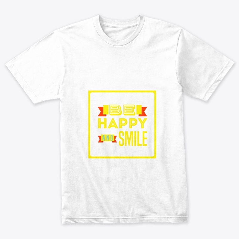Be happy and smile sticker
